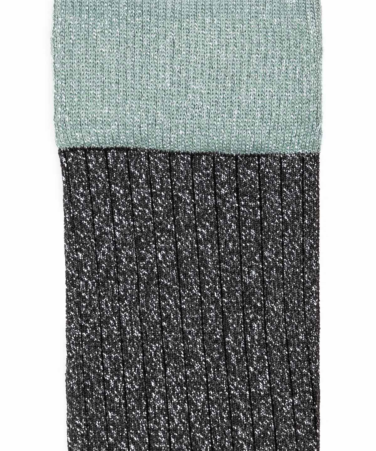 Calcetines Verde Agua Glitter