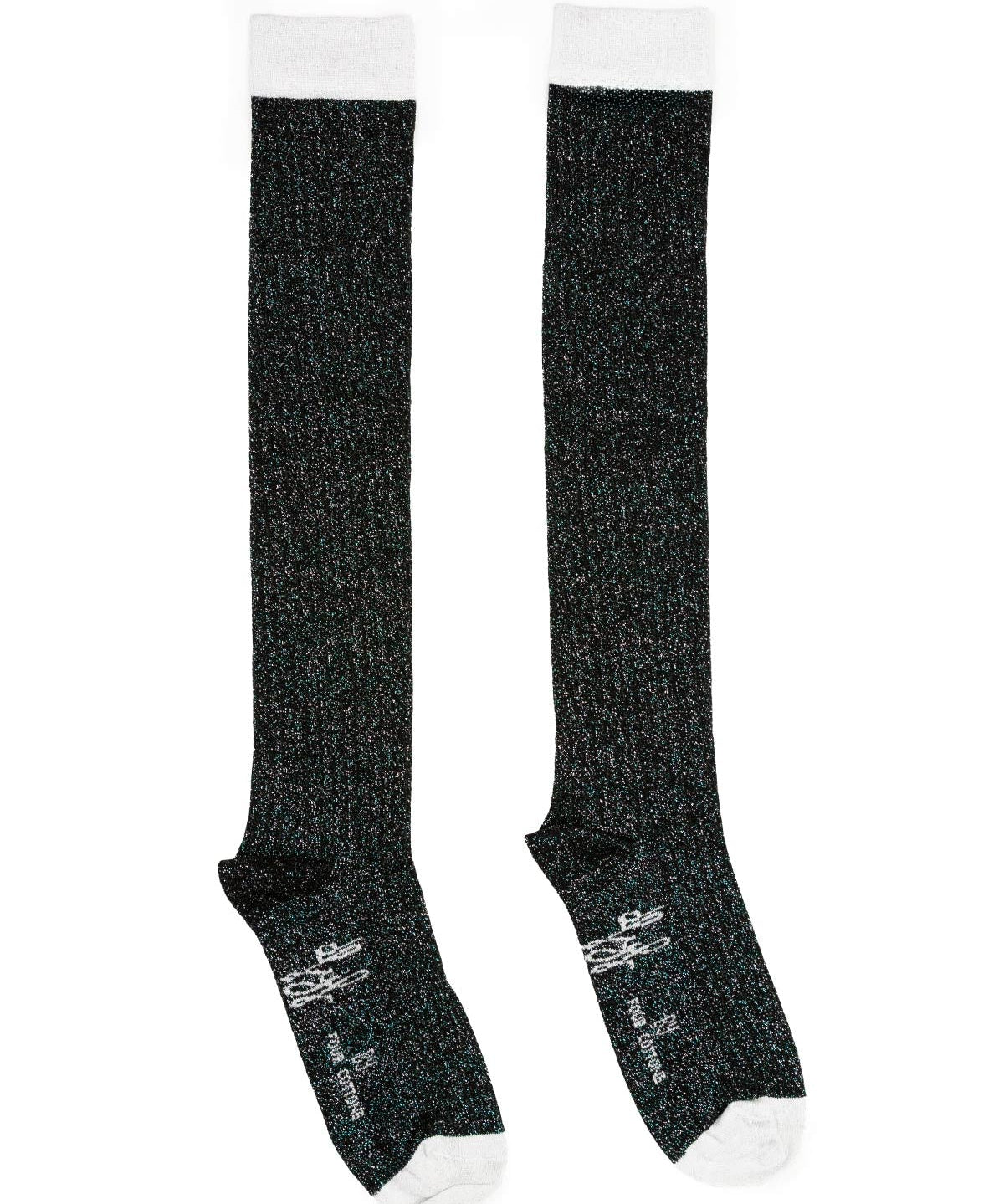 Calcetines White Glitter