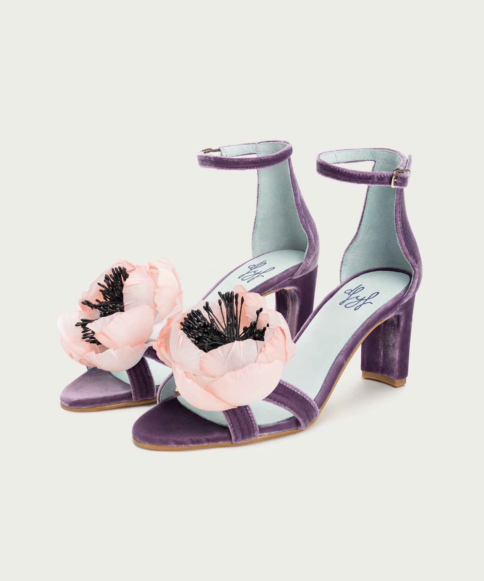 Tacón Heritage Malva · Flor Maquillaje