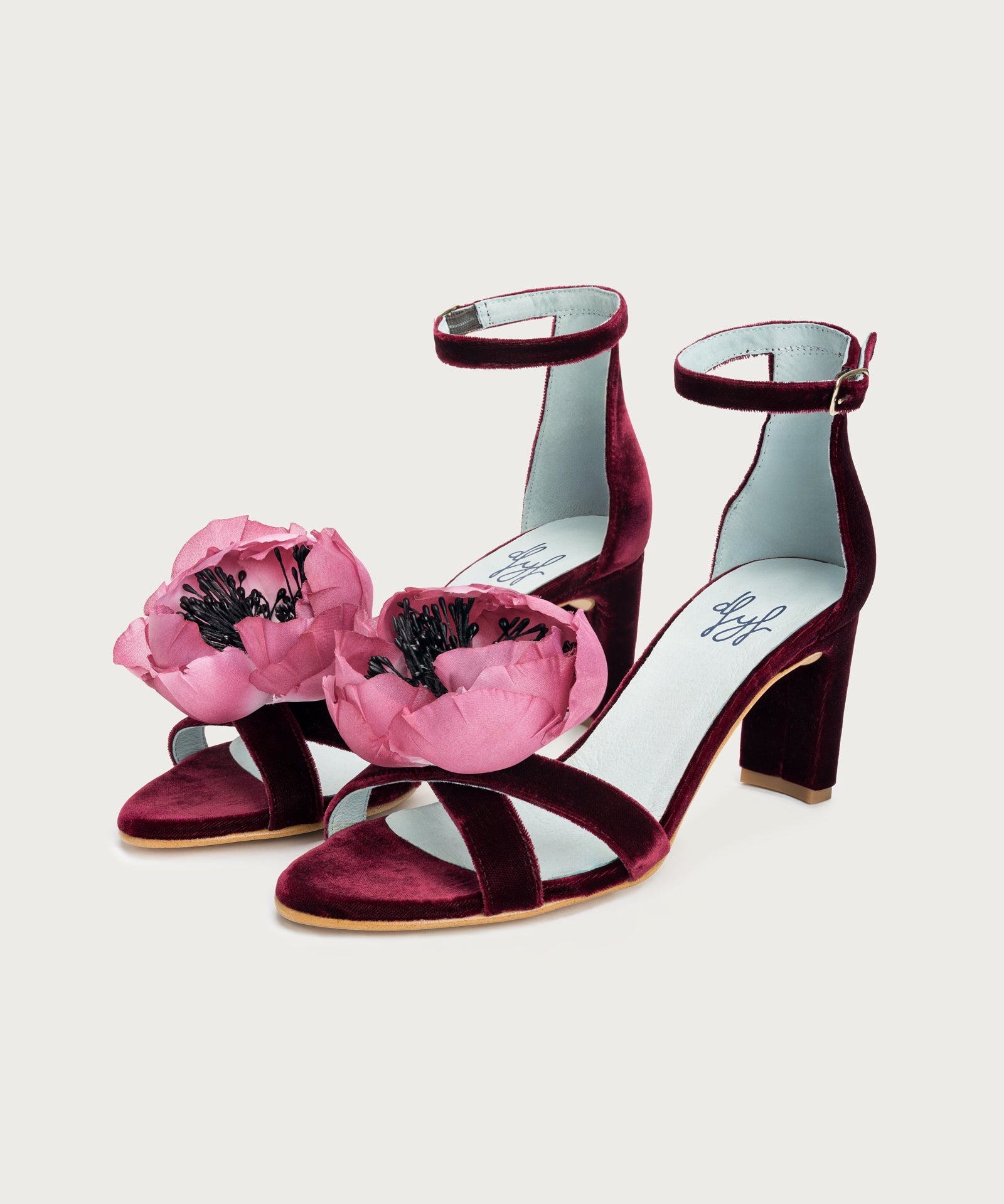 Tacón Heritage Rubino · Flor Buganvilla